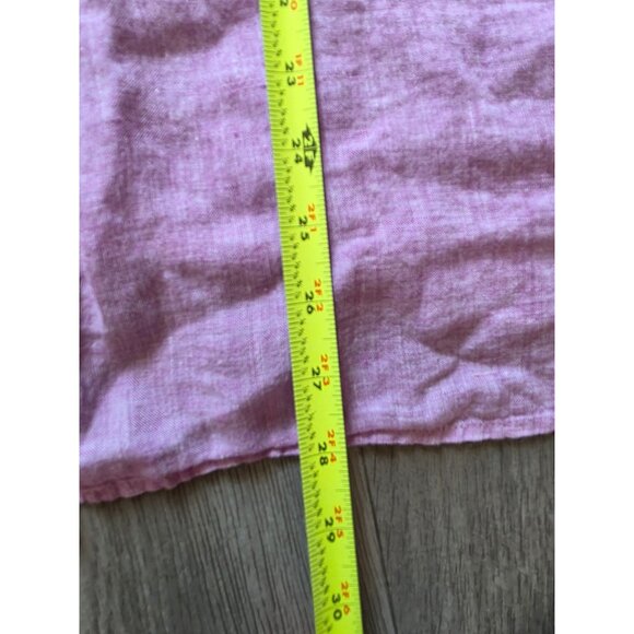 J. Jill Love Linen Womens Button-Up Shirt 2X Light Purple - Picture 8 of 9